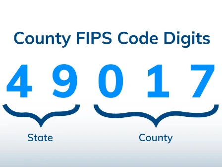 County FIPS Codes example