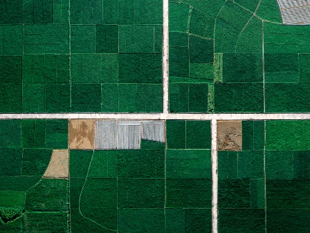 Overhead property boundaries.